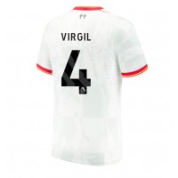 Maglia Calcio Liverpool Virgil van Dijk #4 Terza Divisa 2024-25 Manica Corta